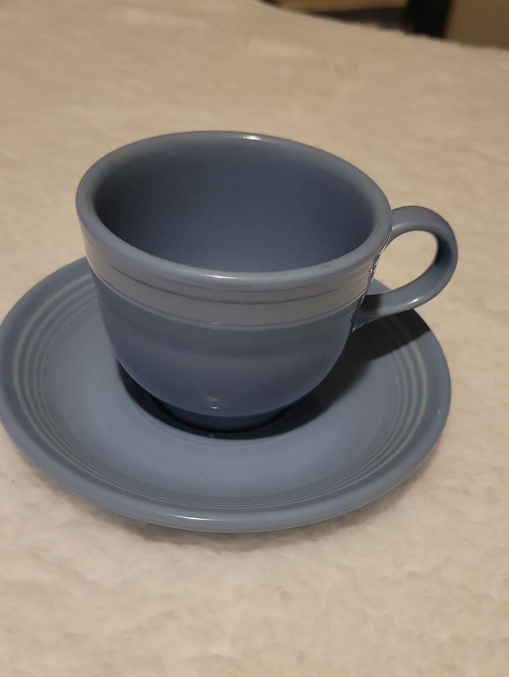 Homer Laughlin Fiesta Slate Blue Cup & Saucer